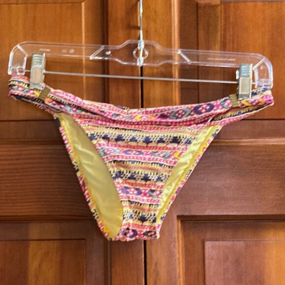 VIX 2 piece bikini - Top Size Large and Bottom Size Med - Yellow Pink Blue Green - Picture 9 of 10